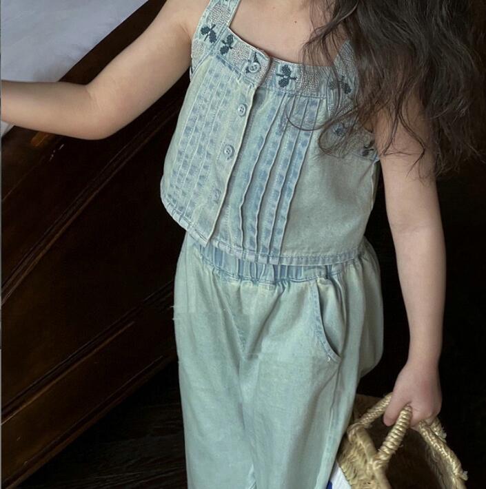 2023★春夏新作★韓国風子供服★トップス+ズボン2セット★7-15