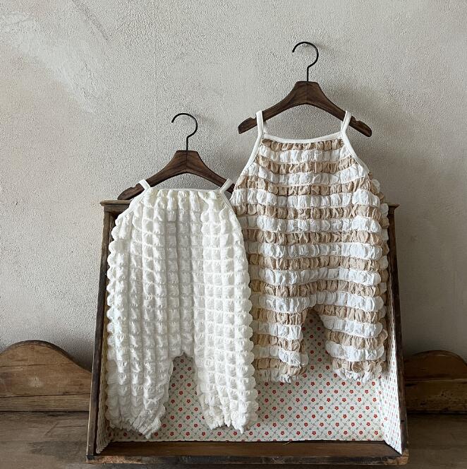 子供服★ロンパース★連体服★韓国風子供服★ベビー★ノースリーブ★2色★66-90CM