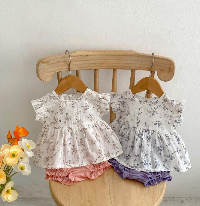 2023★春夏新作★韓国風子供服★トップス+ズボン2セット★2色66-100CM