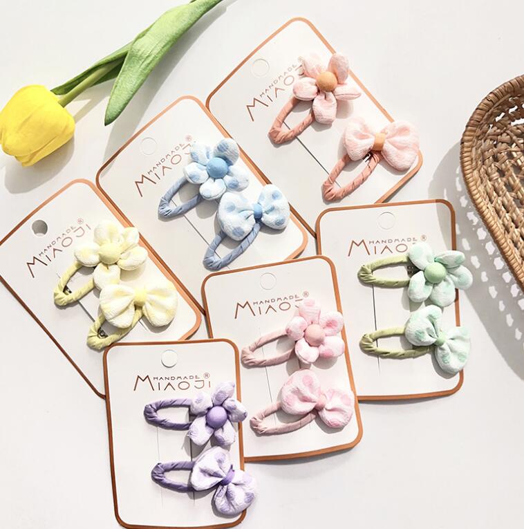 子供用★ヘアピン★髪飾り★まとめ髪用★ヘアアクセサリー★韓国風★2枚入り★多色