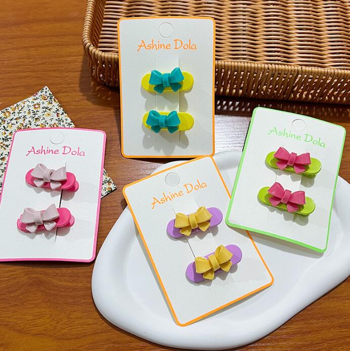 子供用★ヘアピン★髪飾り★まとめ髪用★ヘアアクセサリー★韓国風★2枚入り★多色