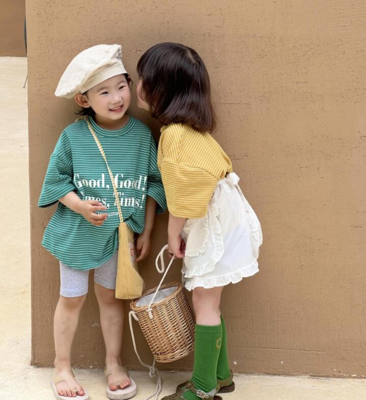2023夏新品★子供服　トップス★80-130cm★2色
