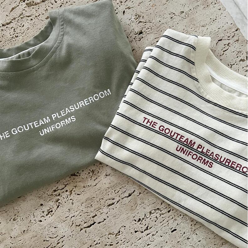 2023★春夏新作★韓国風子供服★Tシャツ★2色80-140CM