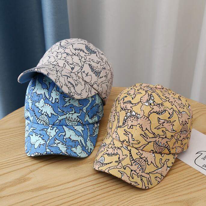 子供用★帽子★キャップ★キッズ★男女兼用★日焼け防止★可愛い★ダイナソー★3色