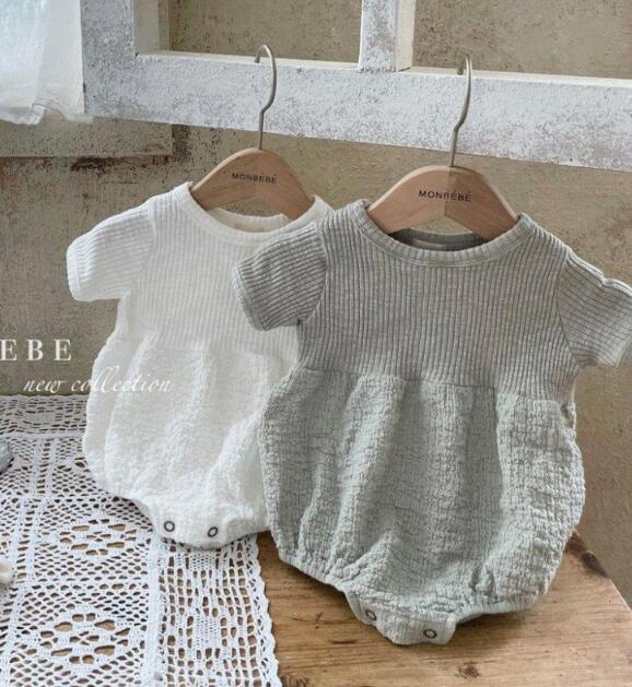 2023夏新品★ベビー服★ロンパース★66-90cm★2色