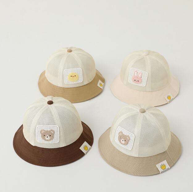 子供用★帽子★バケットハット★キッズ★男女兼用★日焼け防止★可愛い★4色