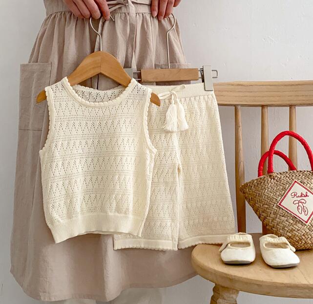 2023新品★子供服　ベスト+ズボン　セット★73-110cm★