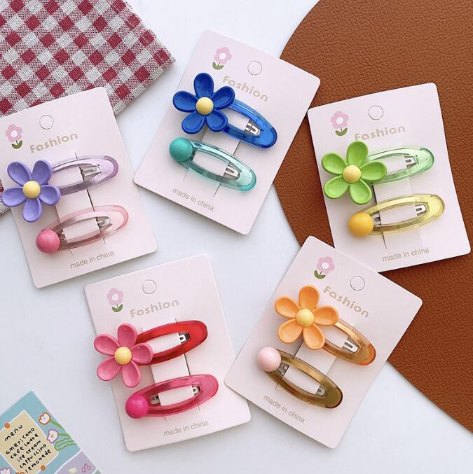 髪飾り★まとめ髪用★ヘアアクセサリー★子供用★キッズ女の子★ヘアピン★2枚入り★多色