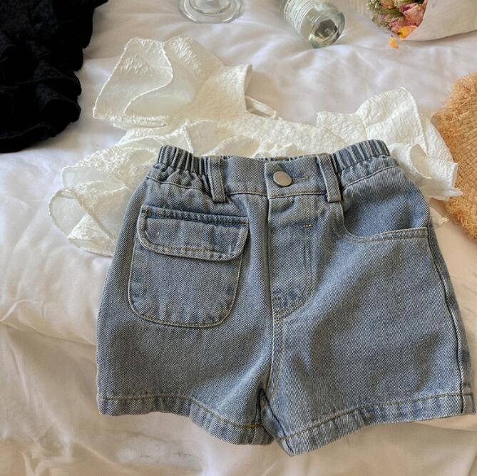 子供服★ショートパンツ★デニム★ボトムス★韓国風子供服★キッズ女の子★90-140CM
