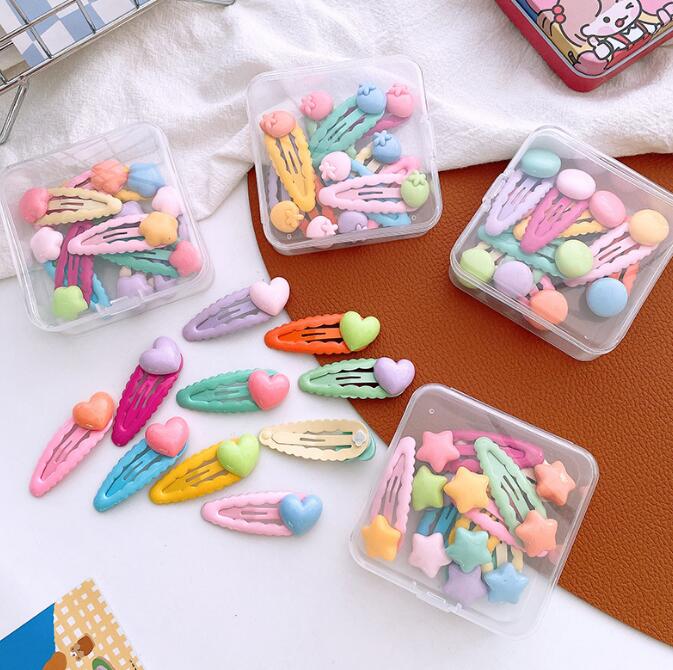 髪飾り★まとめ髪用★ヘアアクセサリー★子供用★キッズ女の子★ヘアピン★10枚入り★多色