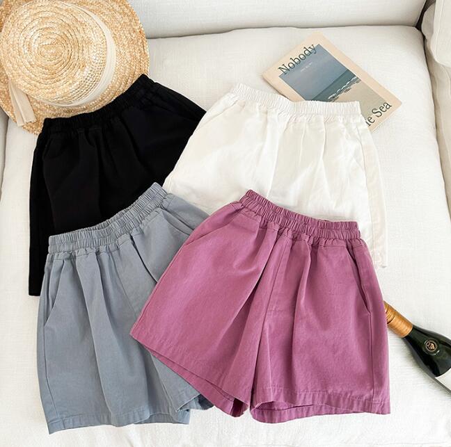 子供服★ボトムス★ショートパンツ★キッズ★男女兼用★韓国風子供服★無地★4色★80-150CM