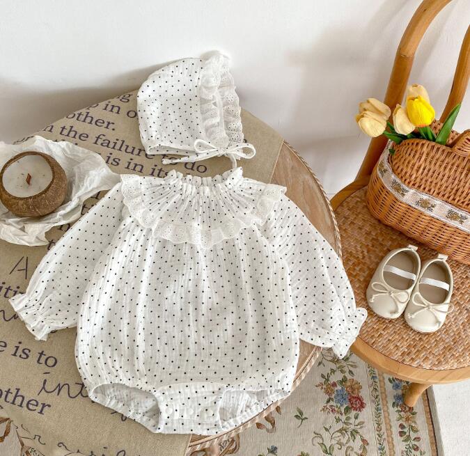 子供服★ロンパース+帽子★連体服★韓国風子供服★ベビー★可愛い★長袖★66-90CM