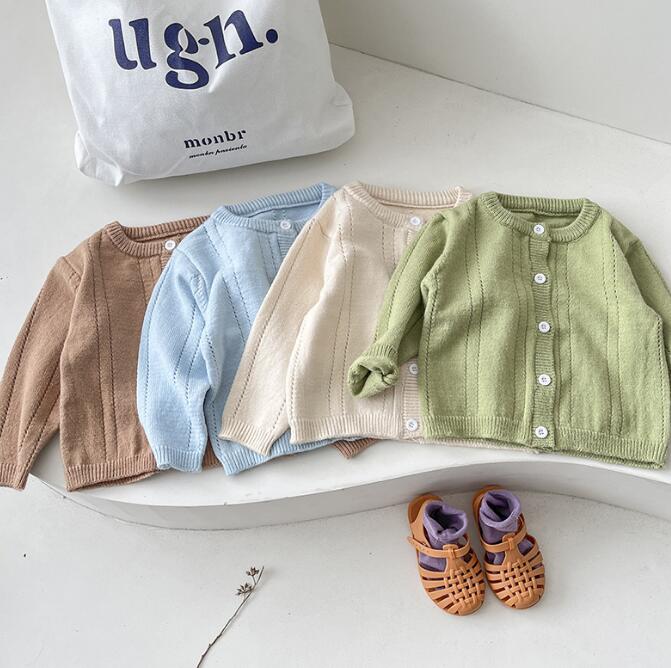 子供服★トップス★カーディガン★セーター★韓国風子供服★ベビー★可愛い★4色★66-100CM