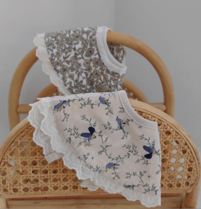 2023★涎掛け★食事用エプロン★前掛け★食事用ビブ★ベビー用★2色