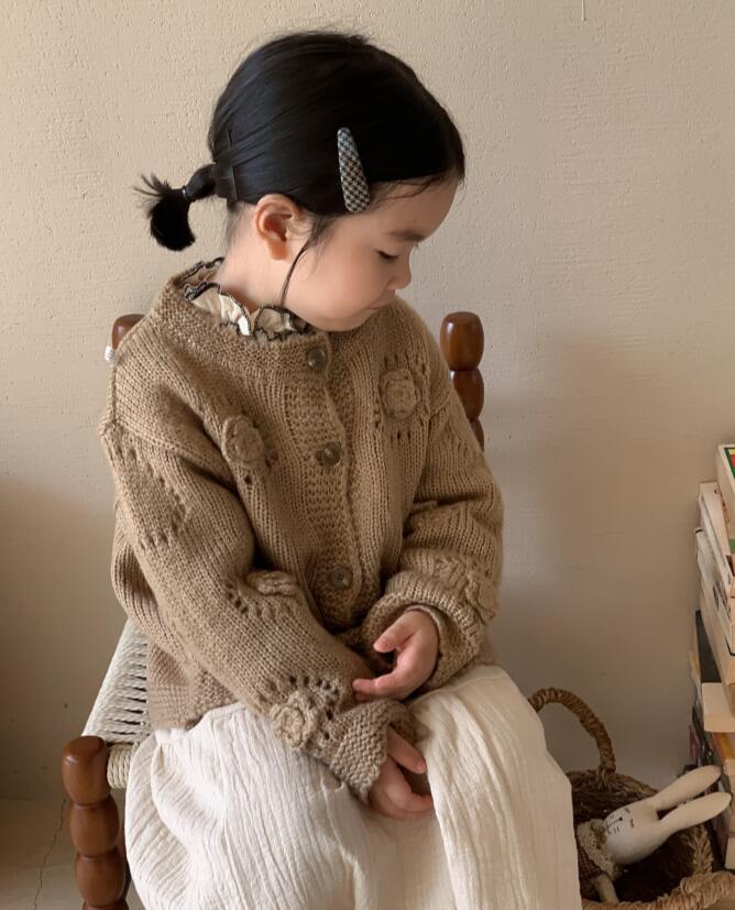 2023★春秋新作★韓国風子供服★カーディガン★2色90-130CM