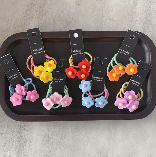 髪飾り★まとめ髪用★ヘアアクセサリー★子供用★キッズ女の子★ヘアゴム★3枚入り★多色