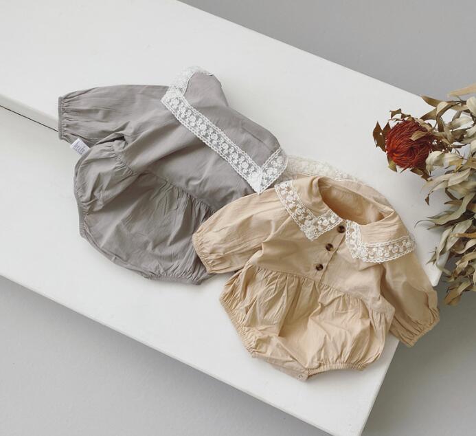 格安!2023秋新品★子供服★ロンパース★連体服*オールインワン★ベビー服★3色70-100