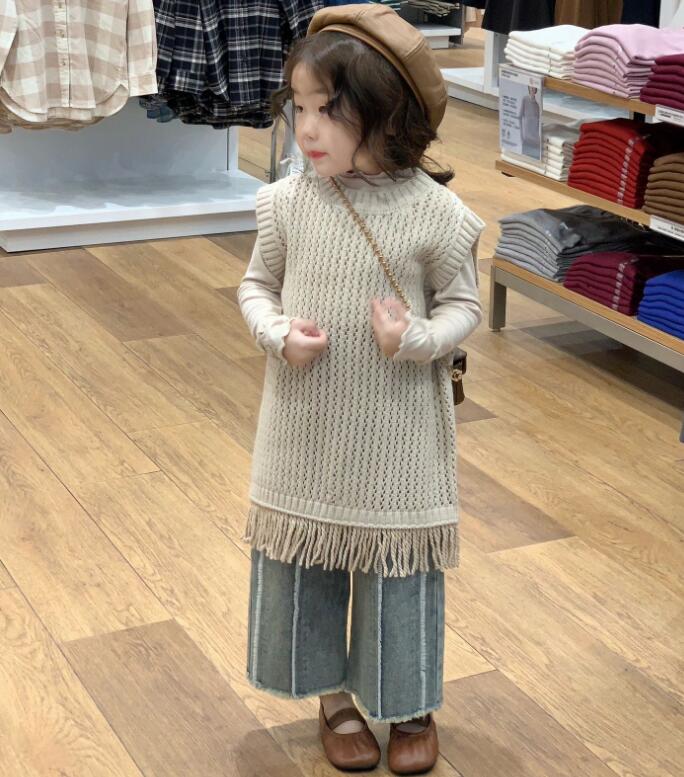 2023秋新品★子供服　トップス&ニットベスト&ズボン★90-140cm★