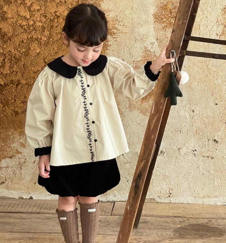 2023秋新品★子供服　トップス&ショートズボン分けて販売★90-140cm★