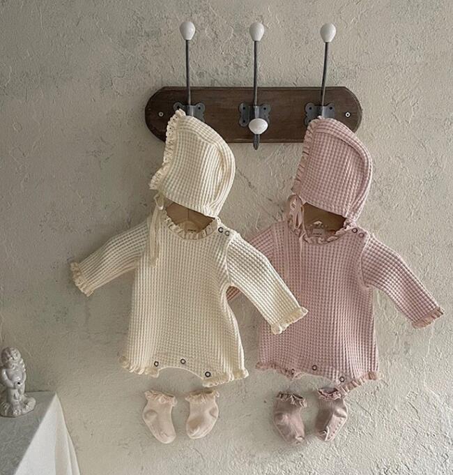 2023★春秋新作★韓国風ベビー服★ロンパース★2色66-90CM