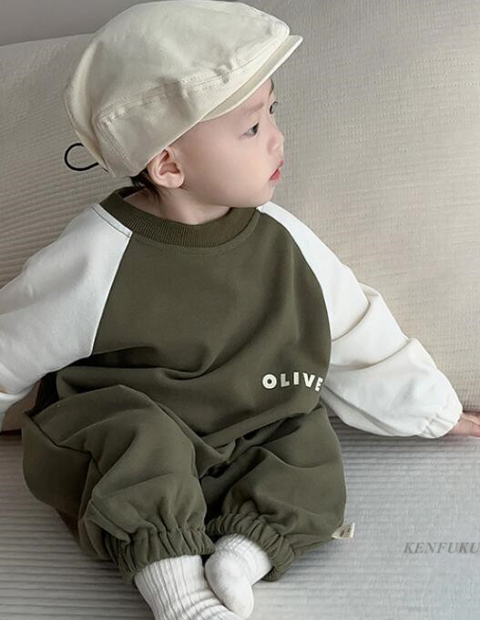 2023秋新品★ベビー服★ロンパース★66-90cm★2色