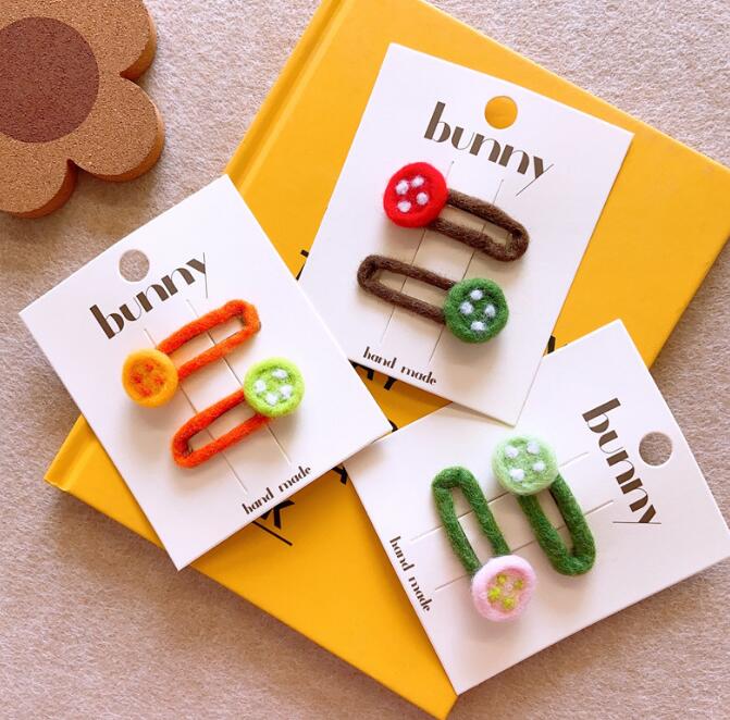 髪飾り★まとめ髪用★ヘアアクセサリー★子供用★キッズ★ヘアピン★2枚入り★可愛い★多色