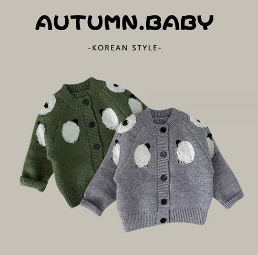 「2023秋冬」子供服★カーディガン★セーター★韓国風子供服★男女兼用★ニット★2色★66-100CM