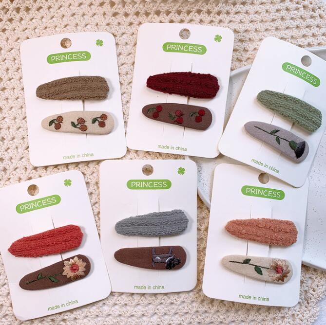 髪飾り★まとめ髪用★ヘアアクセサリー★子供用★キッズ★ヘアピン★2枚入り★多色