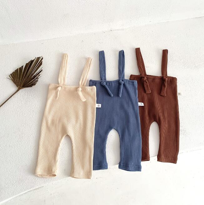 「2023秋」子供服★サロペット★吊りズボン★韓国風子供服★男女兼用★無地★3色★66-100CM