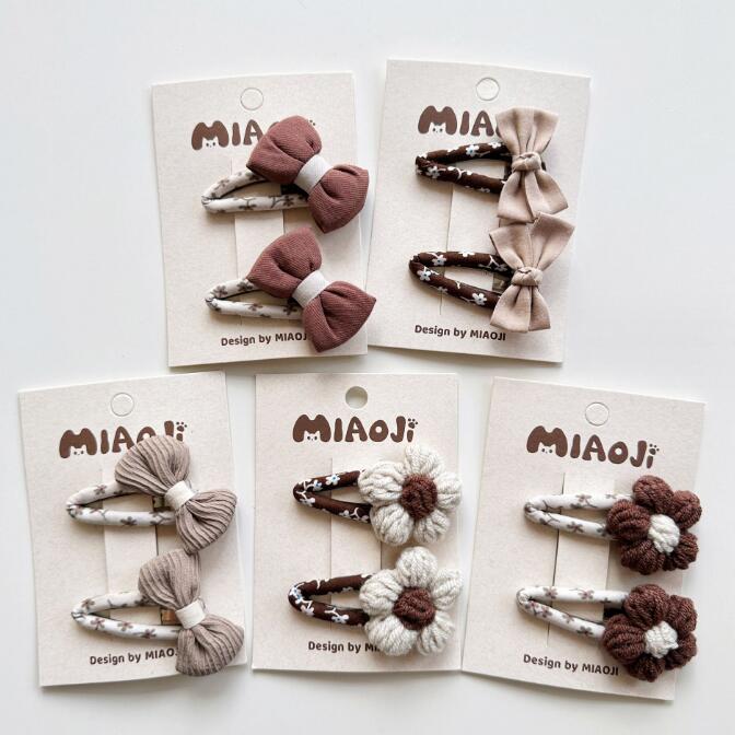 髪飾り★まとめ髪用★ヘアアクセサリー★子供用★キッズ★ヘアピン★2枚入り★多色