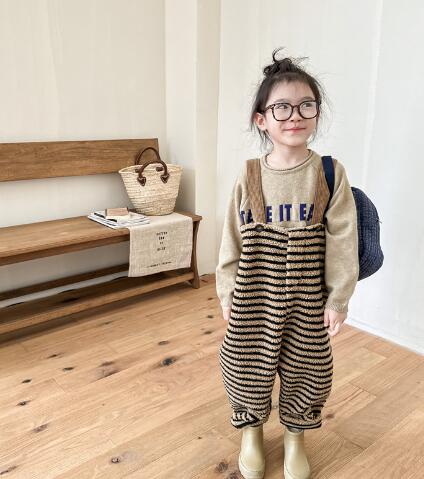 2023秋冬新作★キッズ服　ボア連体服★80-130★2色