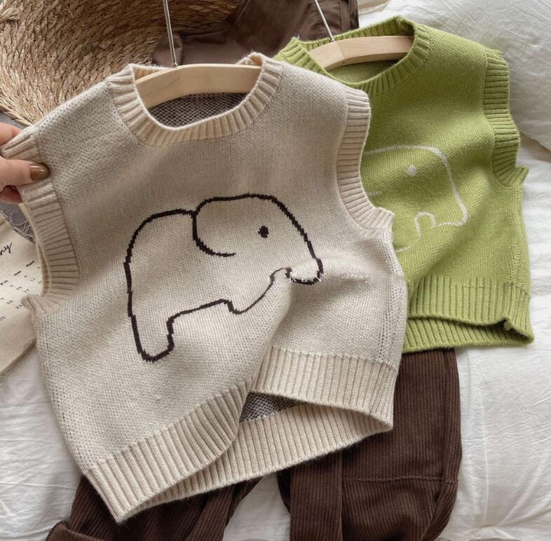 2023★春秋新作★韓国風子供服★セーター★2色90-130CM