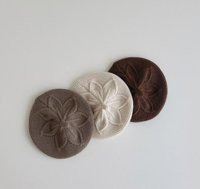 2023秋冬新品★子供用&ベビー用★ベレー帽子　ハット★4色選べ