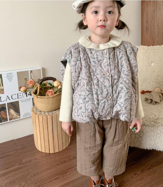 2023秋冬新品★子供服　ベストコート★80-140cm★