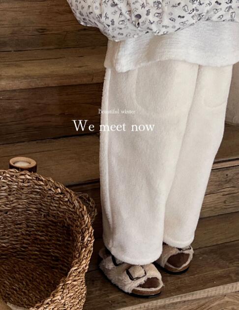 2023秋冬Z★子供服　厚手ズボン★90-130cm★2色