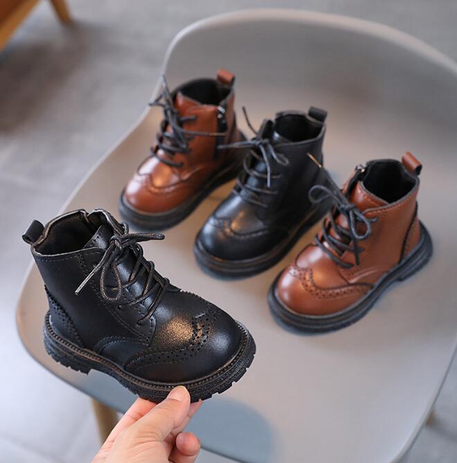 「2023秋」靴★子供靴★キッズ靴★シューズ★男女兼用★ショートブーツ★2色「21-30#」