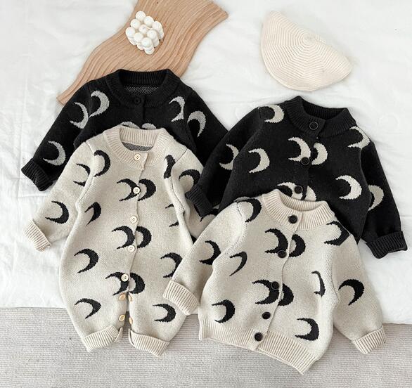 2023年秋冬★ベビー服　ニット連体服&カーディガン★66-100cm★2色