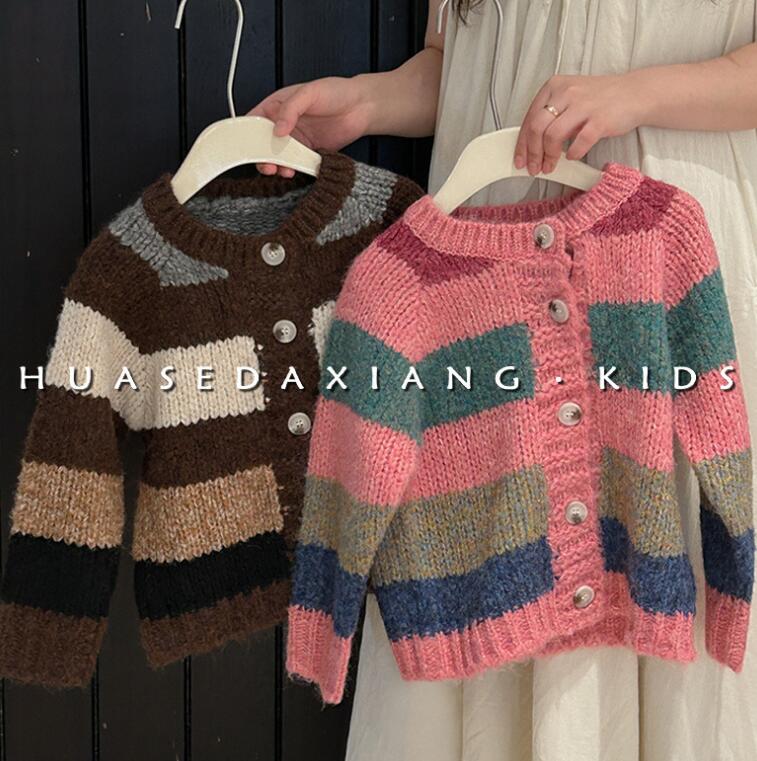 2023秋冬★子供服　カーディガン★90-140cm★2色
