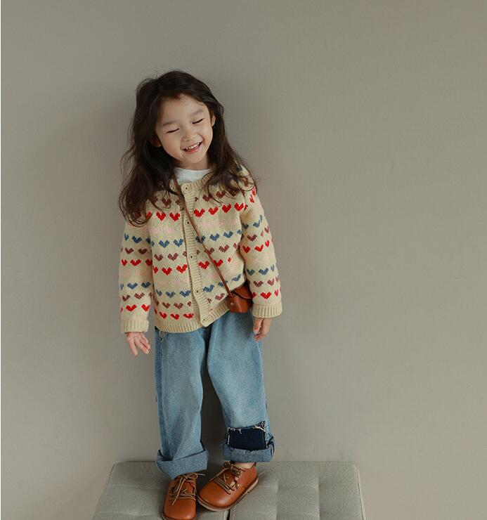 2023★春秋新作★韓国風子供服★セーター★ズボン★分けて販売★90-140CM