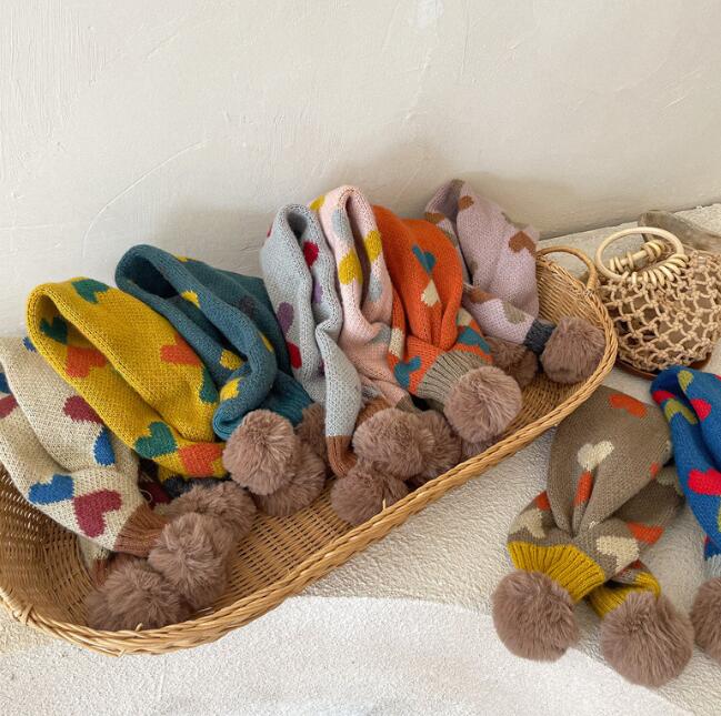 子供用★マフラー★防寒★襟巻き★スカーフ★キッズ★男女兼用★暖かい★9色