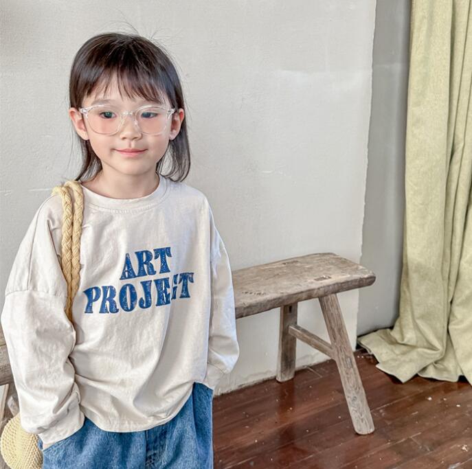 2023★春秋新作★韓国風子供服★Tシャツ★2色80-130CM