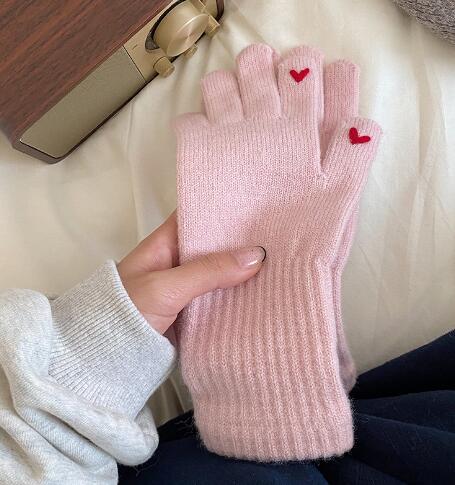 冬新品★レディース用★ニット手袋★8色選べ
