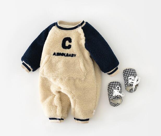 2023冬★ベビー服★厚手ロンパース★66-90cm★