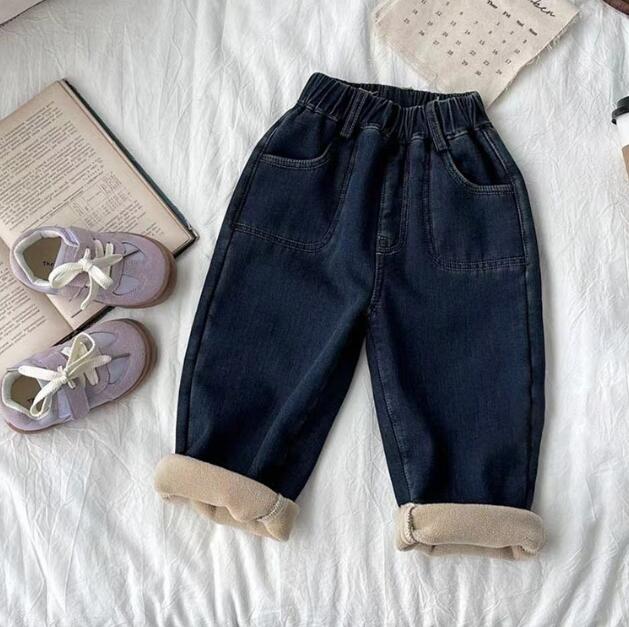 子供服★ズボン★ジーンズ★裏起毛★韓国風子供服★キッズ女の子★90-140CM