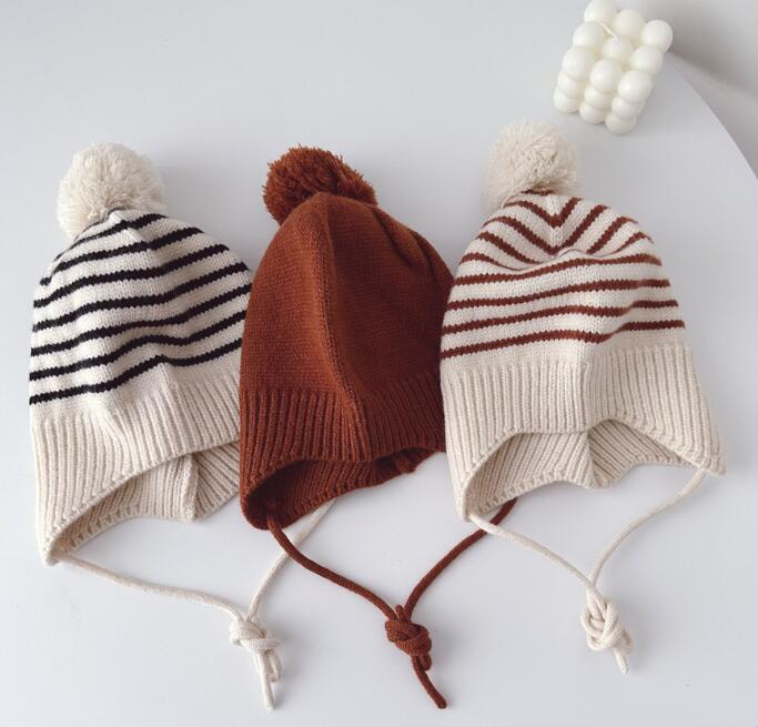 2023秋冬新品★子供用★帽子　ニットハット★4色選べ