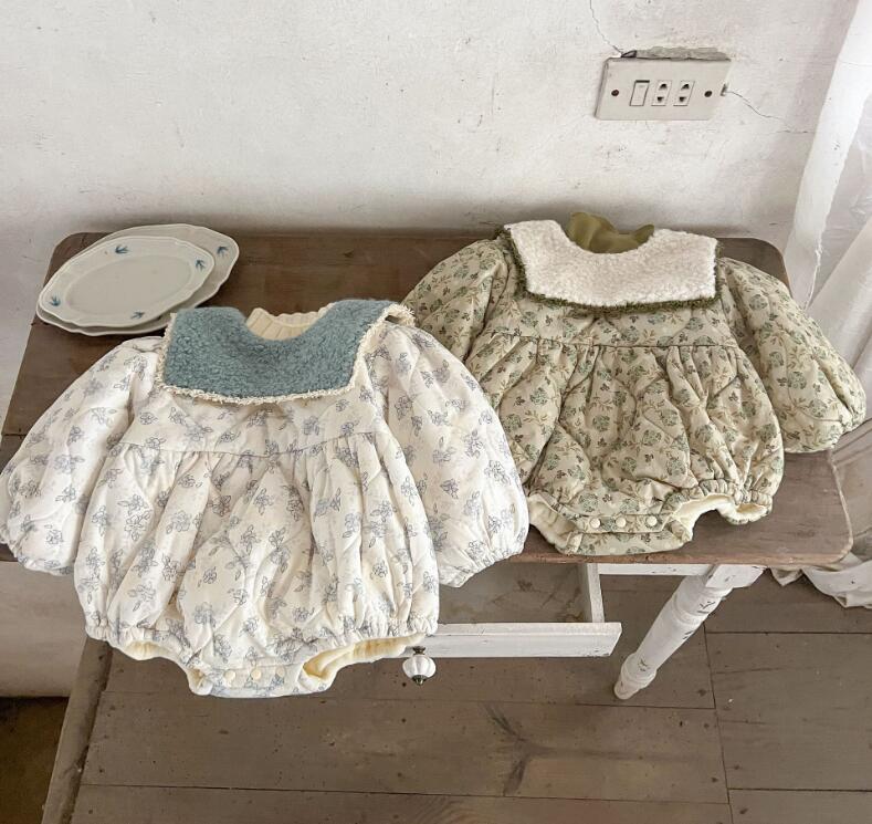 2023冬★子供服　厚手ロンパース★73-100cm★2色