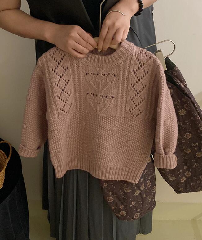 2023冬★子供服　セーター&裏起毛付きズボン分けて販売★90-140cm★