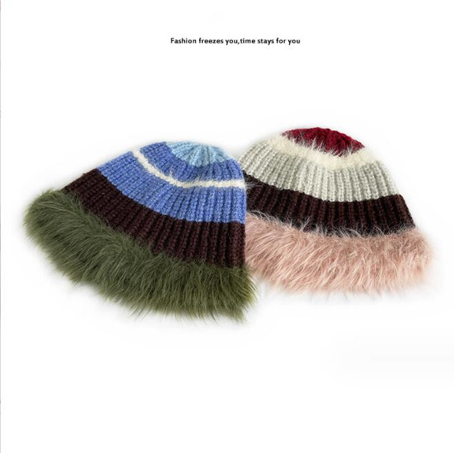 大人用★帽子★レディース★ニット帽子★韓国風★暖かい★厚手★2色