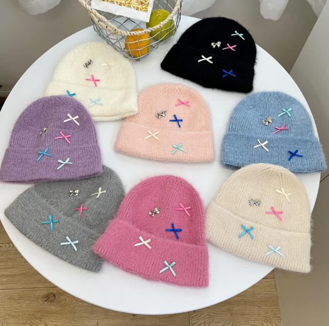 子供用★帽子★キッズ女の子★暖かい★防寒★ニット帽子★可愛い★8色