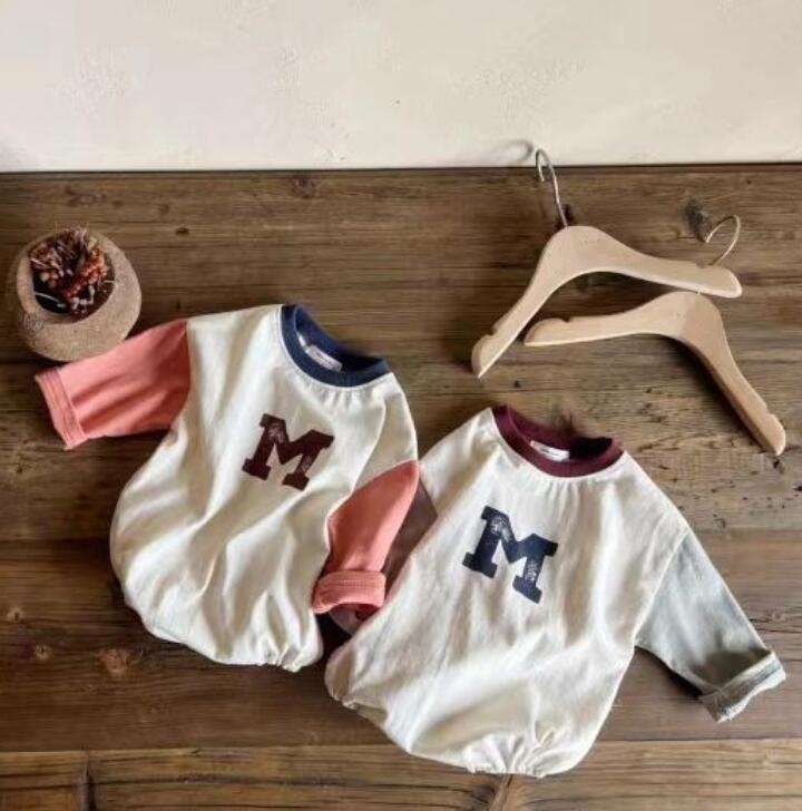 2023★春秋新作★韓国風ベビー服★ロンパース★2色66-90CM